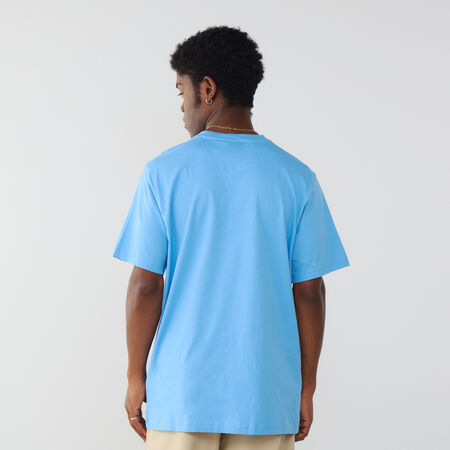 ADIDAS ORIGINALS TEE SHIRT ESSENTIAL TREFOIL BLEU/BLANC HOMME
