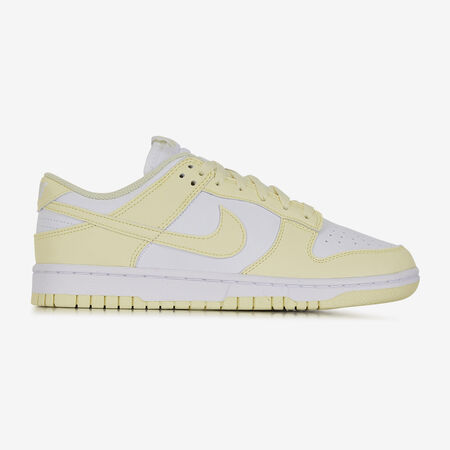 DUNK LOW : BLANC/JAUNE