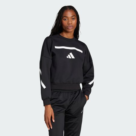Sweat-shirt adidas Z.N.E. : Black / White