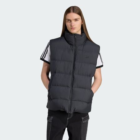 ADIDAS ORIGINALS Doudoune sans manches ton sur ton Black / Black / Black / Black HOMME
