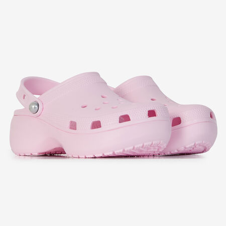 CROCS CLASSIC PLATFORM CLOG ROSE FEMME