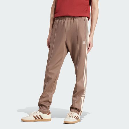 ADIDAS ORIGINALS Pantalon de survêtement Adicolor Classics Beckenbauer Trace Brown / Wonder White HOMME