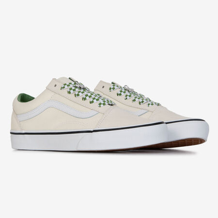 VANS old skool OLD SKOOL CHARMS BEIGE/BLANC FEMME