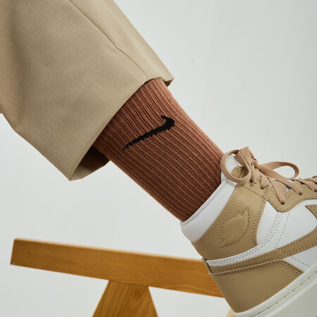 NIKE CHAUSSETTES X6 CREW CUSHION BEIGE/MULTICOLORE MEN