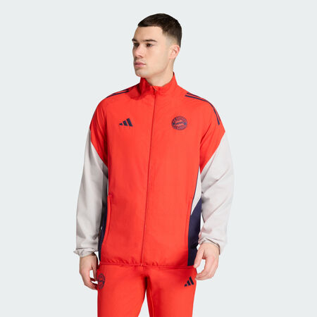 ADIDAS PERFORMANCE FC Bayern Tiro 25 Competition Presentation Jacket Hi-Res Red MEN