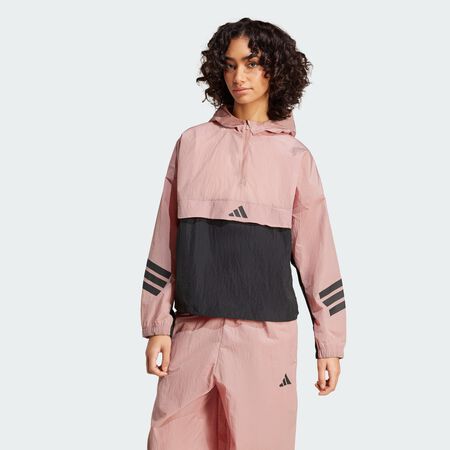 ADIDAS SPORTSWEAR Coupe-vent 3 bandes Future Icons Warm Clay FEMME
