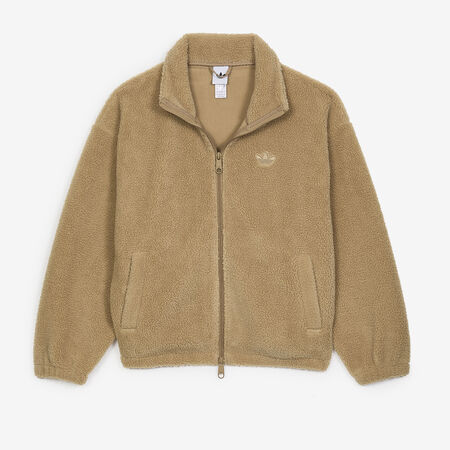 ADIDAS ORIGINALS JACKET FZ SHERPA MARRON FEMME