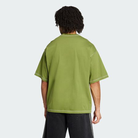 ADIDAS ORIGINALS Trefoil Essentials Tee Tech Olive MEN