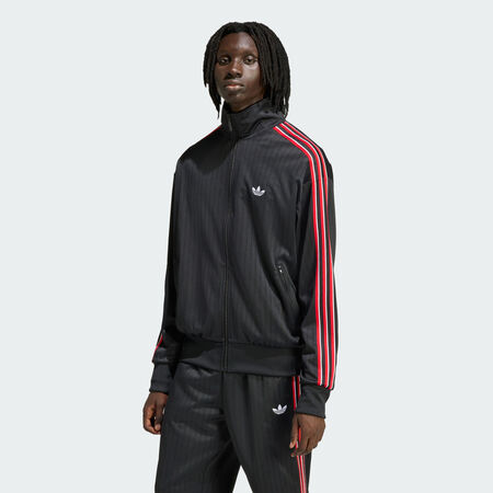 ADIDAS ORIGINALS FIREBIRD LOOSE PINSTRIPES TRACK TOP Black MEN