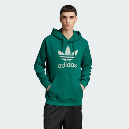 ADIDAS ORIGINALS Adicolor Classics Trefoil Hoodie Collegiate Green MEN