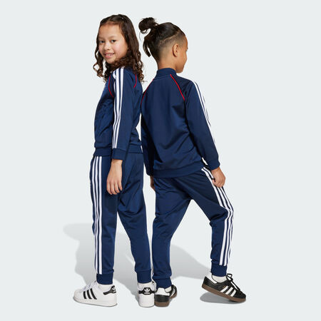 ADIDAS ORIGINALS Survêtement Adicolor SST Enfants Night Indigo / White / Better Scarlet CADET