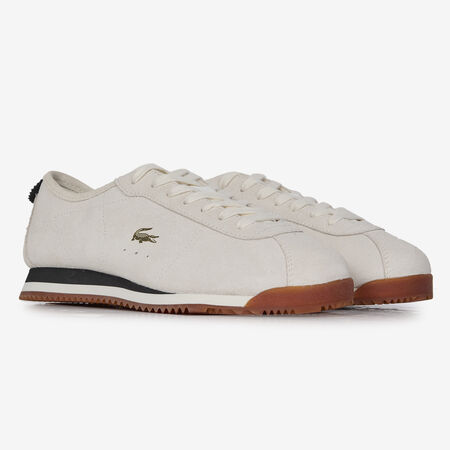 LACOSTE CLUB LOW BEIGE FEMME