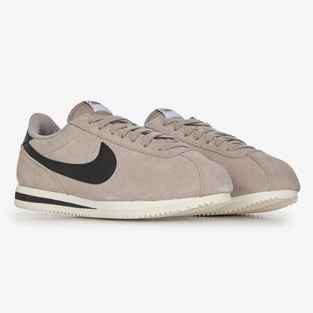 NIKE cortez CORTEZ SUEDE NOIR/BEIGE HOMME
