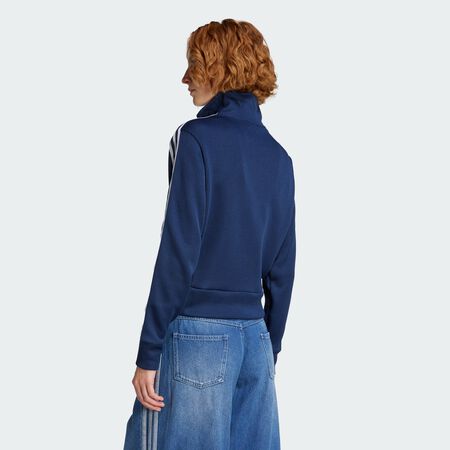 ADIDAS ORIGINALS Firebird Adicolor Knit Track Top Night Indigo / White WOMEN