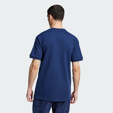 ADIDAS ORIGINALS T-shirt 3 bandes Panel Night Indigo / Clear Sky HOMME