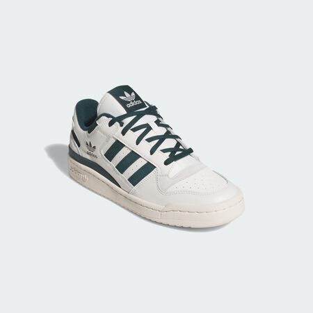 ADIDAS ORIGINALS Chaussures Forum Low CL Cloud White / Aurora Ivy / Wonder White HOMME
