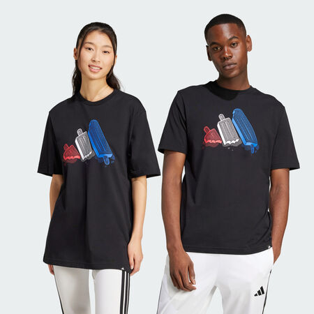 ADIDAS ORIGINALS T-shirt graphique Lounge Ice Black HOMME