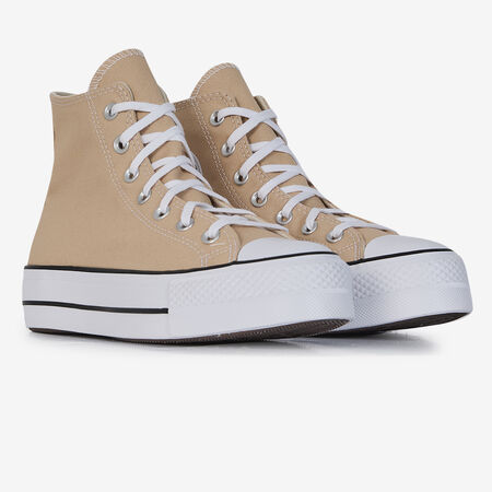 CONVERSE chuck taylor all star CHUCK TAYLOR ALL STAR LIFT HI BEIGE WOMEN