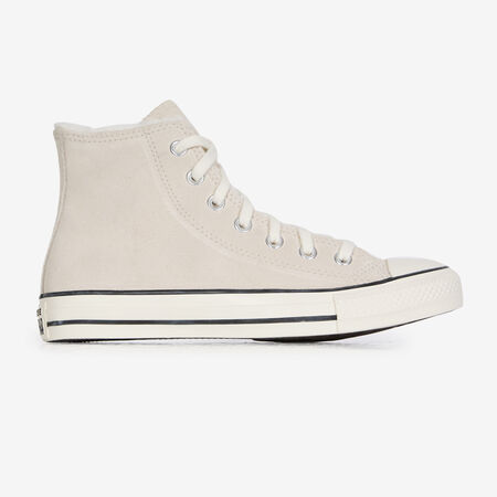 CONVERSE CTAS HI FUR BEIGE FEMME