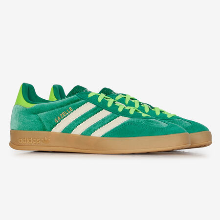 ADIDAS ORIGINALS gazelle GAZELLE INDOOR VELVET GREEN/WHITE WOMEN