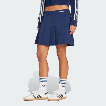 ADIDAS ORIGINALS Pleated Skirt Night Indigo WOMEN