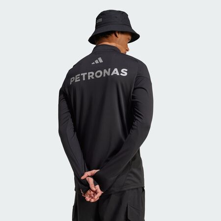 ADIDAS PERFORMANCE HAUT DE MÉCANICIEN MERCEDES - AMG PETRONAS FORMULA ONE TEAM Black / Reflective Silver HOMME