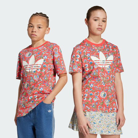 ADIDAS ORIGINALS T-shirt adidas Originals x Liberty London Enfants Semi Lucid Red / Multicolor JUNIOR