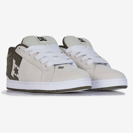 DC SHOES COURT GRAFFIK WHITE/KHAKI MEN