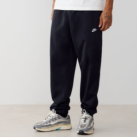 NIKE PANT JOGGER CLUB KNIT BLACK/WHITE MEN