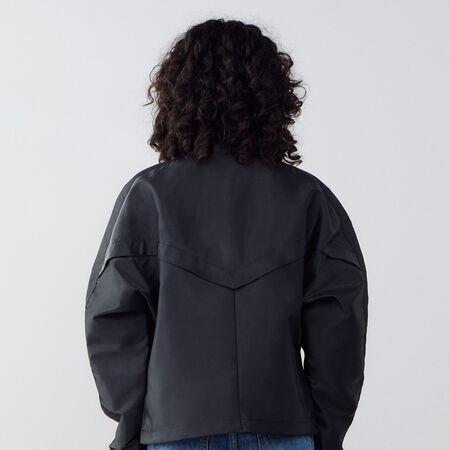 NIKE JACKET TRACKSUIT SHINE BLACK WOMEN