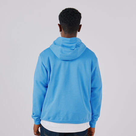 NIKE HOODIE CLUB FT BLEU/BLANC HOMME