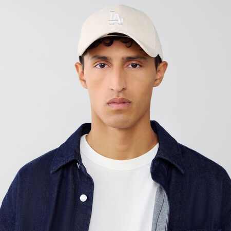 NEW ERA 9FORTY MC LA CORD BEIGE/BLANC HOMME