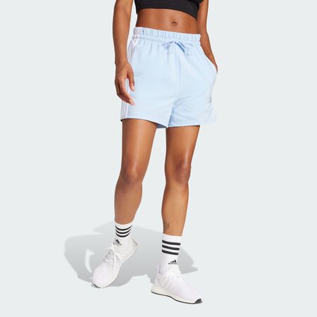 Short coton 3 bandes Essentials : Glow Blue / White