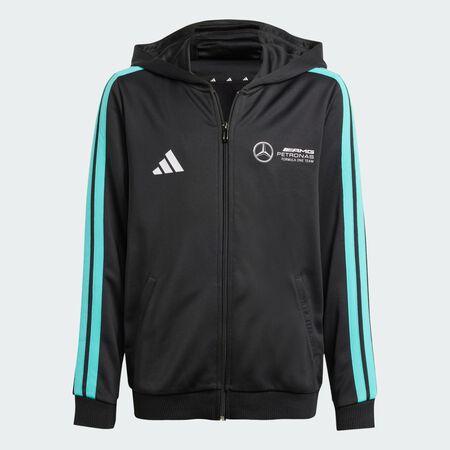 ADIDAS PERFORMANCE VESTE À CAPUCHE ENTIÈREMENT ZIPPÉE ADN MERCEDES - AMG PETRONAS FORMULA ONE TEAM Black / White JUNIOR