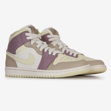JORDAN air jordan 1 AIR JORDAN 1 MID YELLOW/PURPLE WOMEN