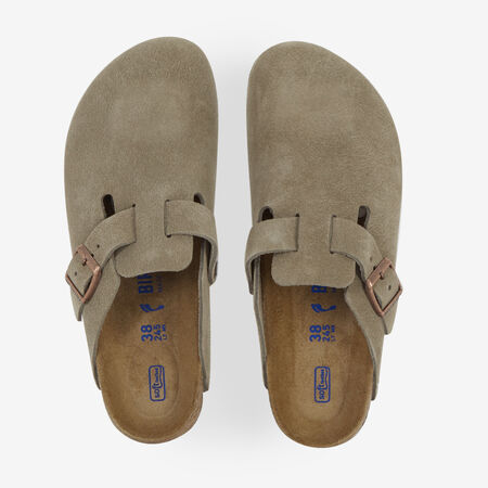 BIRKENSTOCK boston BOSTON SUEDE TAUPE TAUPE WOMEN