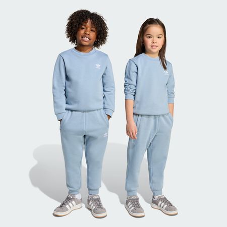 ADIDAS ORIGINALS Ensemble sweat-shirt ras-du-cou Enfants Tactile Blue CADET