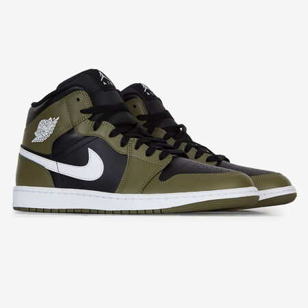 JORDAN air jordan 1 JORDAN 1 MID NOIR/KAKI HOMME