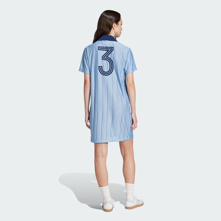 ADIDAS ORIGINALS adidas Originals x Liberty London Tonal Football Dress Ambient Sky / Chalk White WOMEN