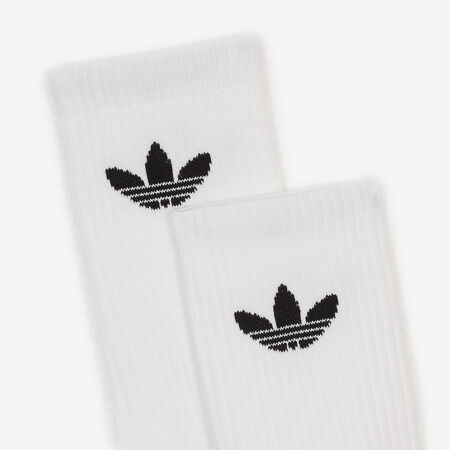 ADIDAS ORIGINALS CHAUSSETTES X6 CREW TREFOIL NOIR/BEIGE HOMME