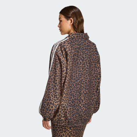 ADIDAS ORIGINALS Veste de survêtement oversize léopard Firebird Multicolor FEMME
