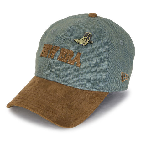 NEW ERA 9TWENTY WOMEN WESTERN BLEU/MARRON FEMME
