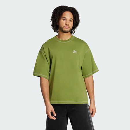 ADIDAS ORIGINALS Trefoil Essentials Tee Tech Olive MEN