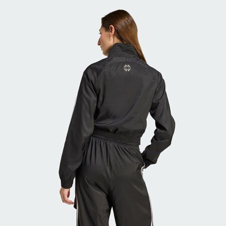 ADIDAS ORIGINALS Adilenium Season 4 Teamgeist Slim Track Top Black WOMEN