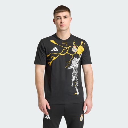ADIDAS PERFORMANCE adidas Real Madrid Avengers T-Shirt Black MEN