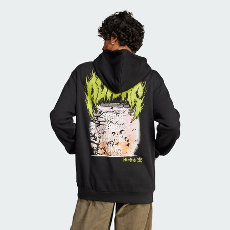 ADIDAS ORIGINALS Sweat-shirt Q12 Training Supply Fashion Death Metal Black HOMME