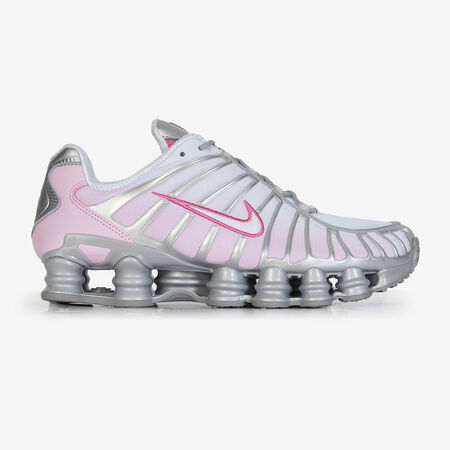 NIKE shox SHOX TL BLANC/ROSE HOMME