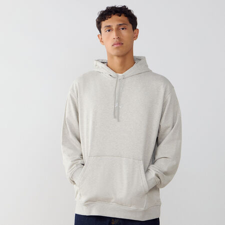JORDAN HOODIE CENTERED LOGO DRI-FIT BEIGE/BLANC HOMME