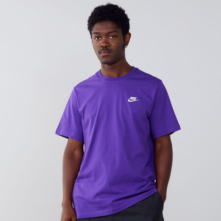 NIKE TEE SHIRT CLUB PURPLE/WHITE MEN