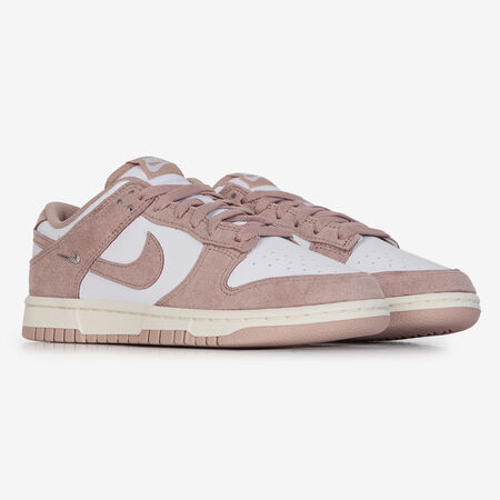 NIKE dunk DUNK LOW SUEDE MINI SWOOSH ROSE FEMME